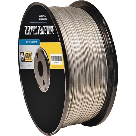 ACORN INTERNATIONAL Electric Fence Wire, 14 ga Wire, Metal Conductor, 14 mile L EFW1414